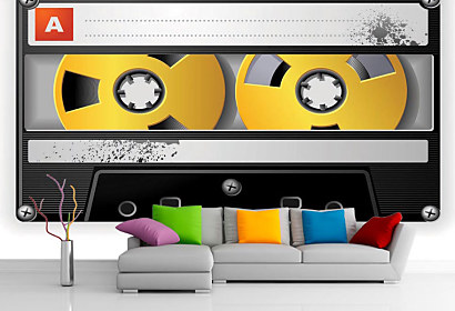 Fototapeta Audio kazeta retro